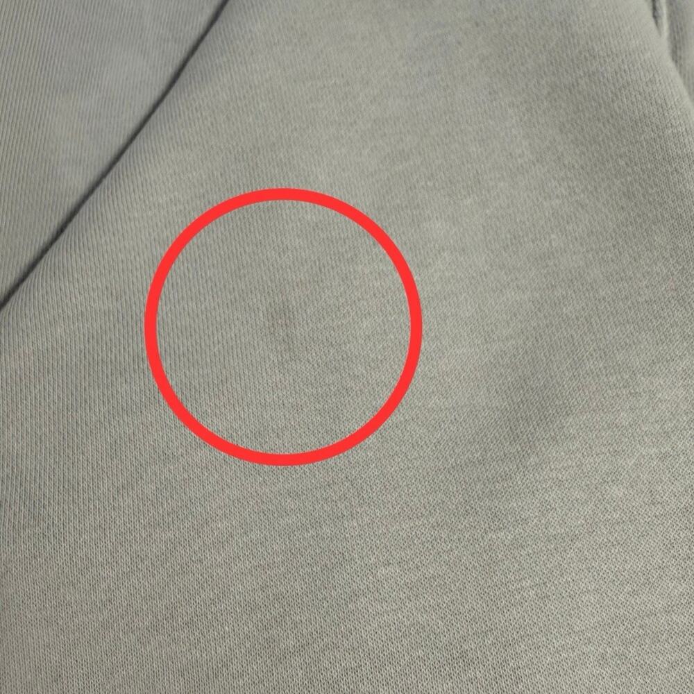 Nike Sole Food Waffle Fries Hoodie Men’s M Light Gray Pullover Sweatshirt Flaw - Picture 9 of 10
